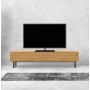 Szafka RTV-81 Drewno Lite Dąb Loft Lakier Rozmiary od 100 cm do 200 cm PREMIUM